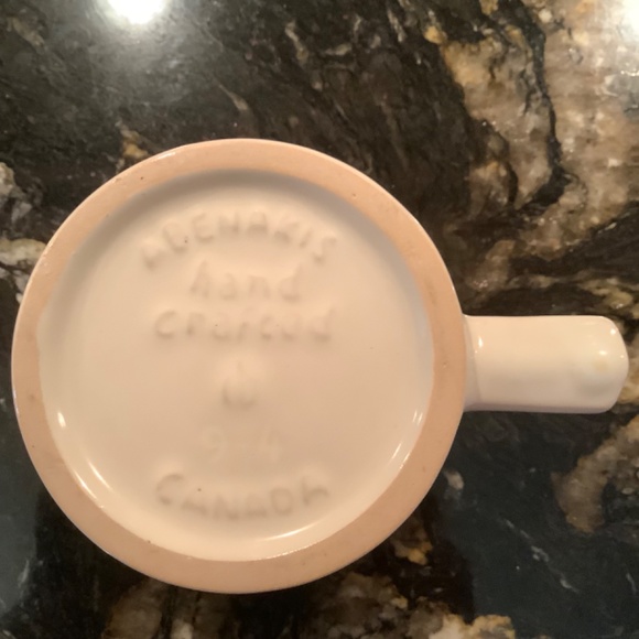 Collectible 1970s ABENAKIS BEAUCEWARE. Cream & Sugar. Canadian Pottery. - Picture 4 of 9